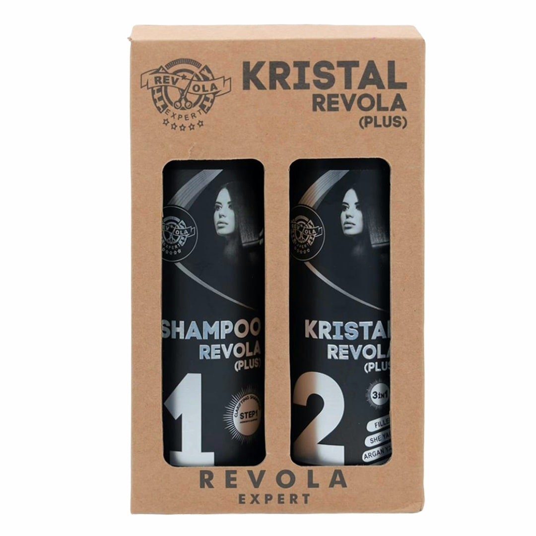 Crystal Revola Plus 3-in-1 Protein Shampoo 500ml, 2 Packs – beautybn